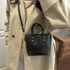 Elegante Mini-Eimer-Tasche für Damen mit abnehmbarem Schulterriemen