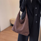 Damen Wildleder Schultertasche