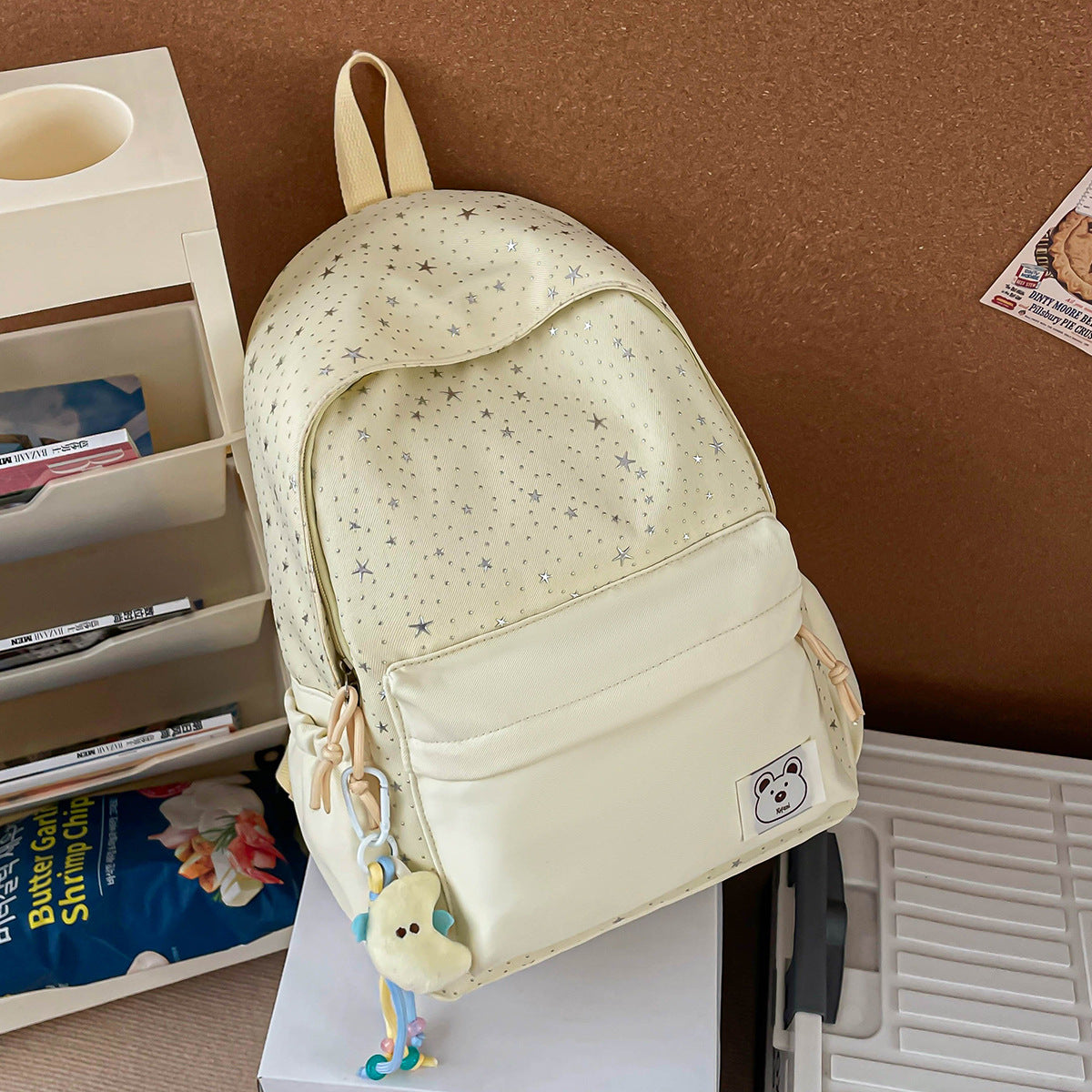 Stern-verzierte Alltags-Rucksack