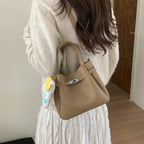 Damen Mini-Handtasche mit abnehmbarem Kosmetiktäschchen