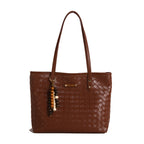 Damen elegante geflochtene Tote Bag