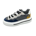 Damen Mode Sneakers mit hoher Plateausohle und atmungsaktiver Struktur