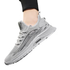 Damen Atmungsaktive Freizeitsneaker mit Flexibler Obermaterial und Rutschfester Sohle