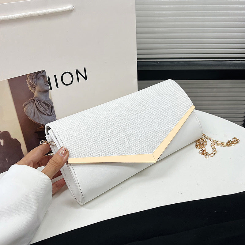 Damen elegante Clutch-Tasche mit Glitter-Akzent