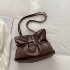 Damentasche aus hochwertigem synthetischem Leder mit verstellbarem Kordelzug