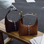 Damen hochwertige Hobo-Tasche aus Wildleder