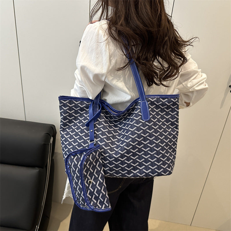 Damen elegante Einkaufstasche mit modernem Muster