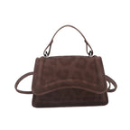 Damen Mini-Handtasche im Retro-Stil mit abnehmbarem Schulterriemen