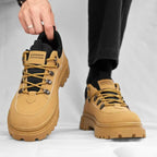 Damen modische Outdoor-Sneaker mit robustem Profil und atmungsaktiven Einsätzen