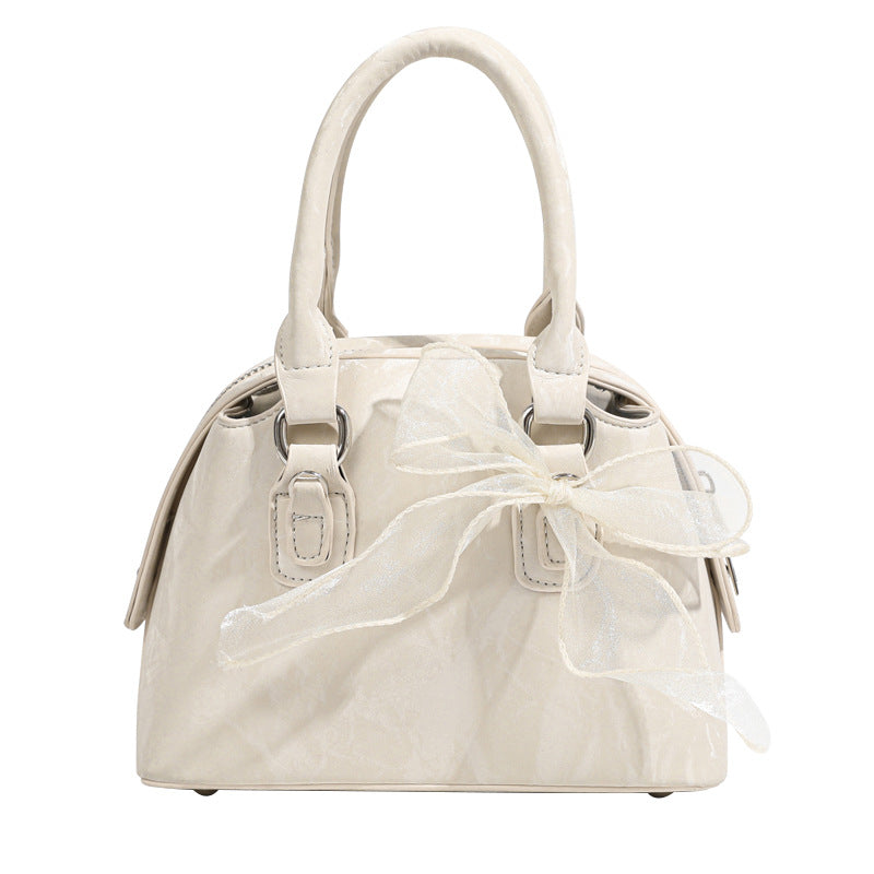 Damen Mini-Handtasche mit verspieltem Schleifenakzent