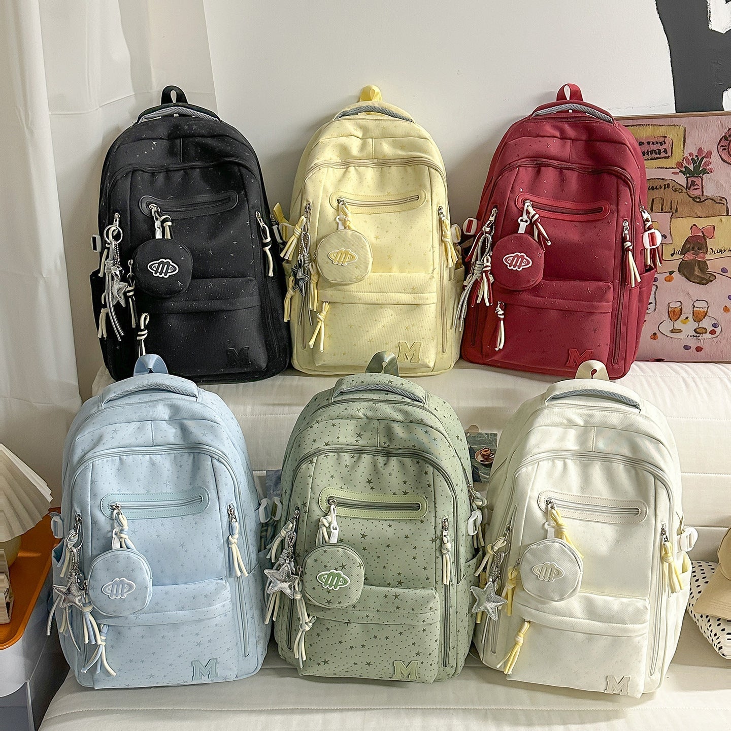 Vielseitiger Multi-Taschen Schulrucksack