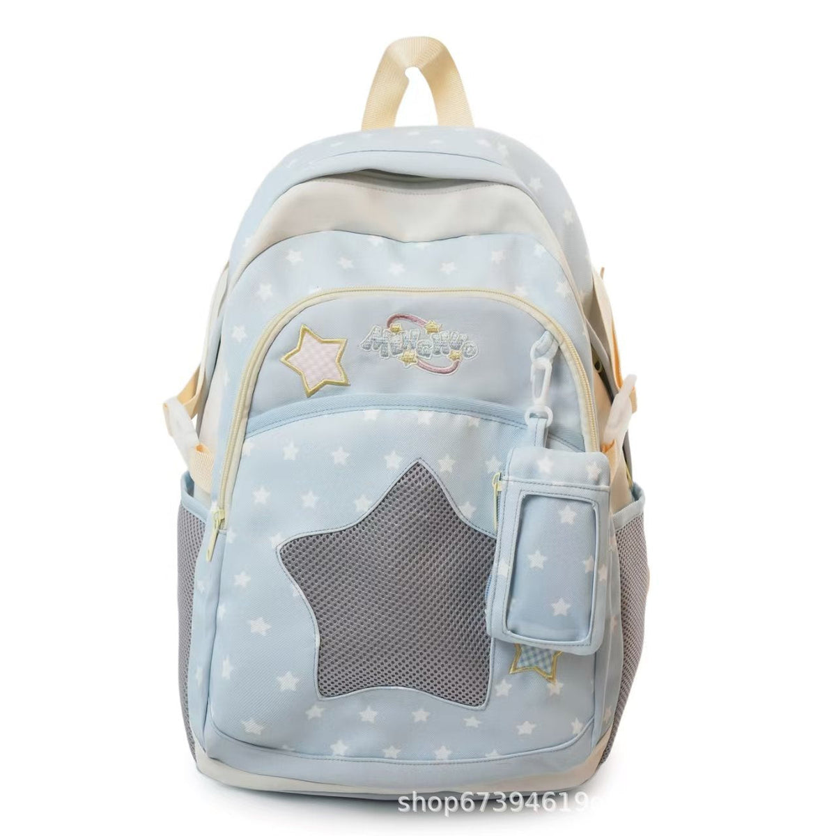 Stern-verzierte ergonomische Rucksack