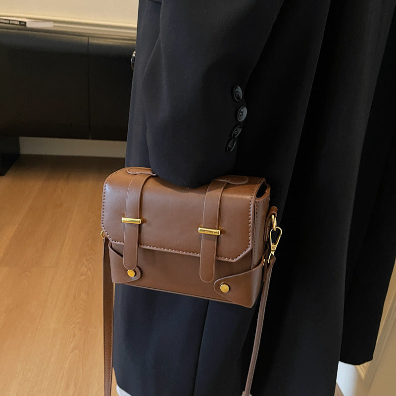 Damen Mini-Handtasche mit strukturiertem Design und abnehmbarem Schulterriemen