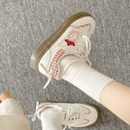 Damen trendige Sneakers mit sportlich-elegantem Design und bequemem Sohlen