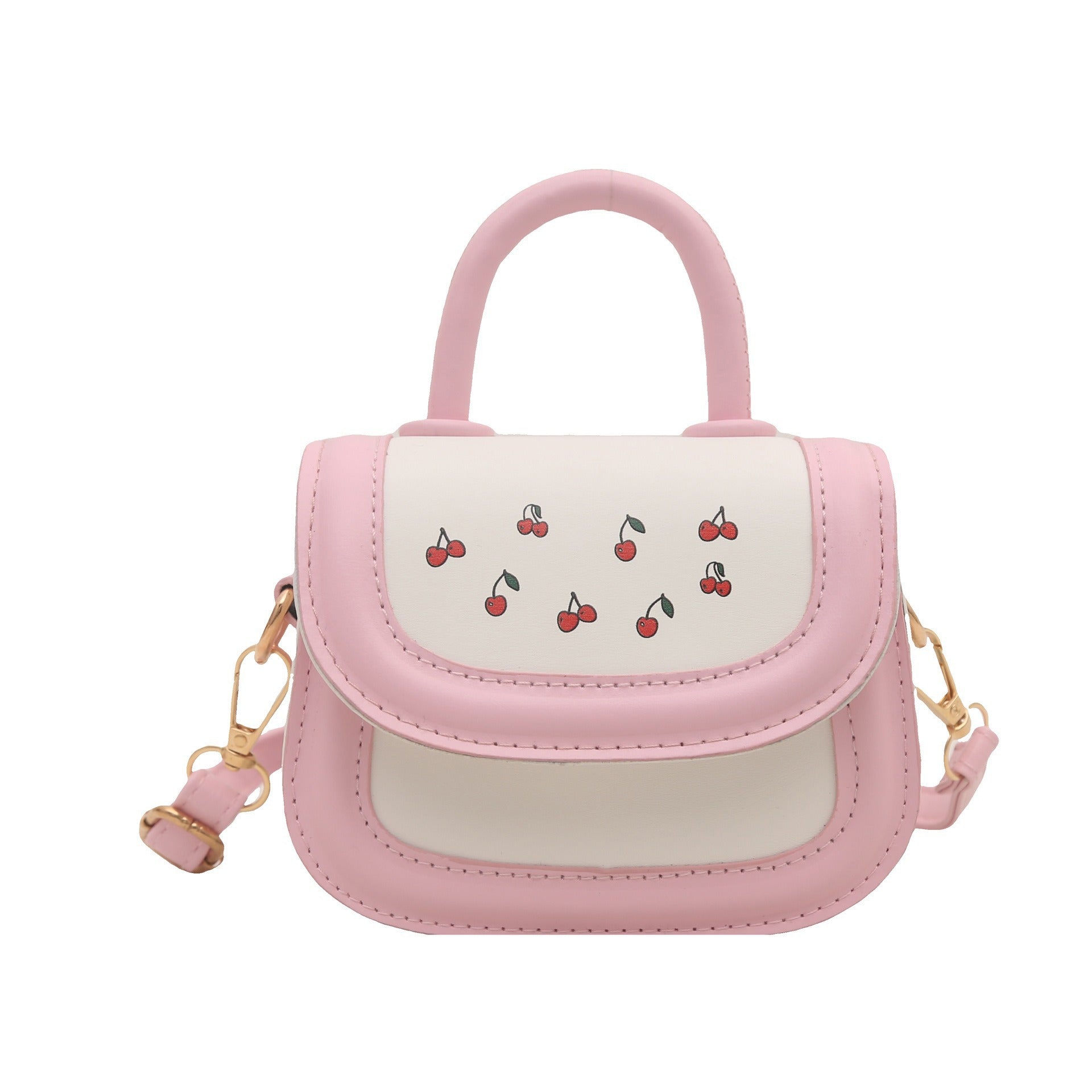 Damen stilvolle Mini-Handtasche mit fruchtigem Kirschmotiv