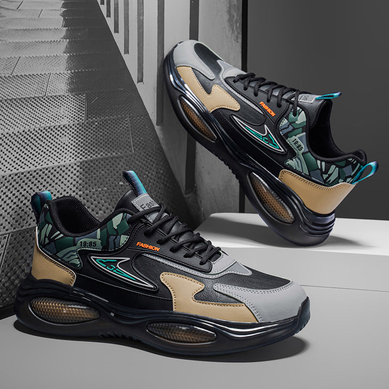 Damen Sport Sneakers mit dämpfender Sohle und modischen Akzenten