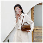 Damen elegante Schultertasche mit abnehmbarem Tragegurt
