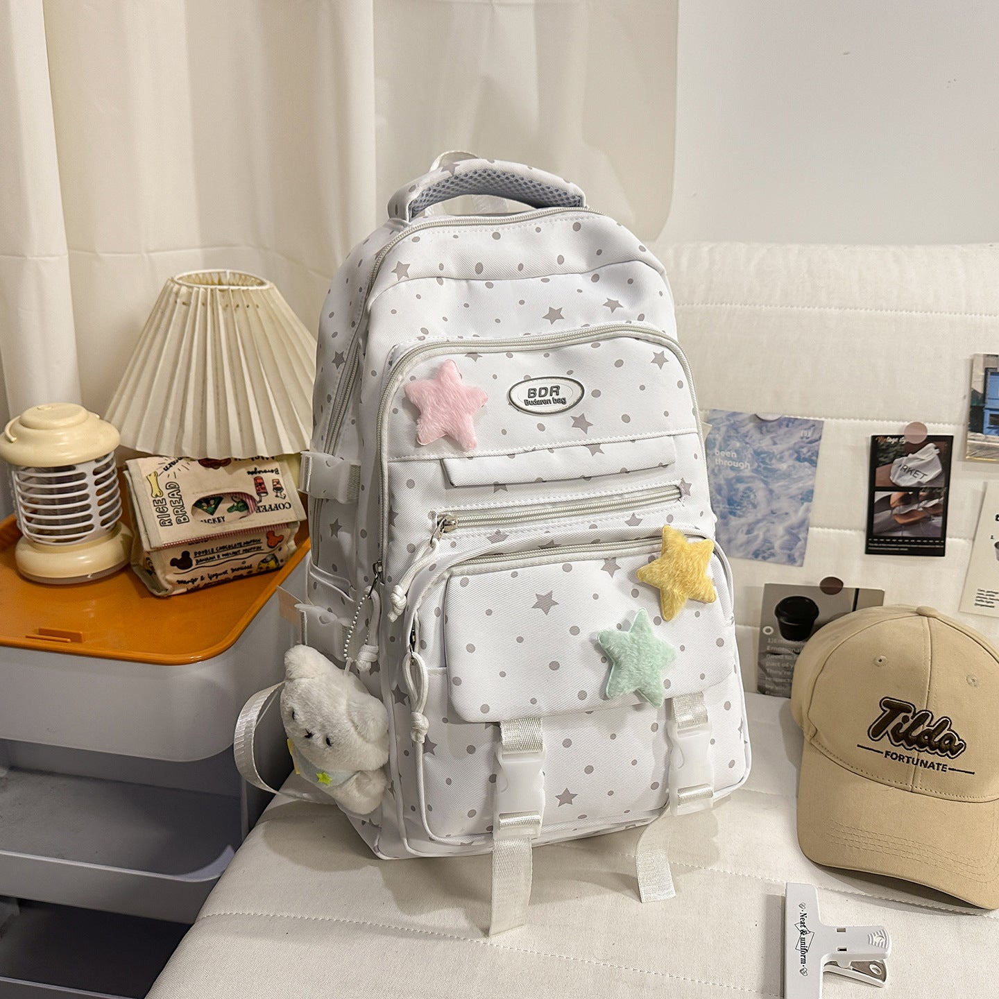 Sternmuster Multi-Compartt Rucksack