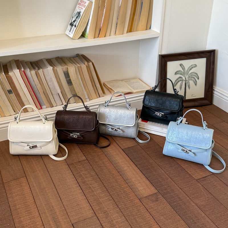 Damen modische Mini-Handtasche mit dekorativem Magnetverschluss