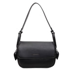 Damen Schultertasche aus weichem, strukturiertem Leder mit verstellbarem Schultergurt