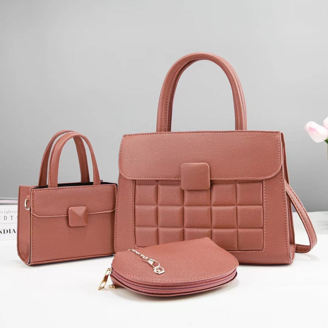 Damen hochwertige Handtaschen-Set mit stilvollen Akzenten
