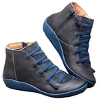 Damen High-Top Sneaker mit trendigem Schnür- und Reißverschlussdesign