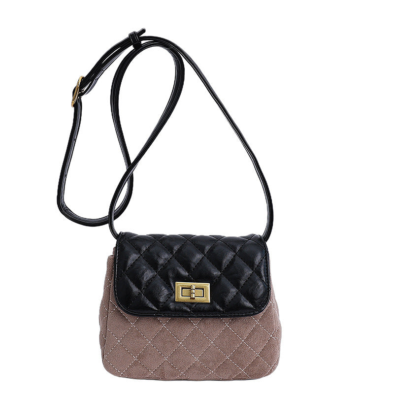 Damen elegante Schultertasche mit matter Oberfläche und strukturiertem Design