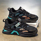 Damen Atmungsaktive Leichte Sneakers mit Stabiler Sohle
