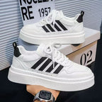 Damen Sneaker im urbanen Stil mit stabiler Plattformsohle