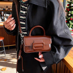 Damen Mini-Handtasche mit abnehmbarem Schultergurt und modernem Design