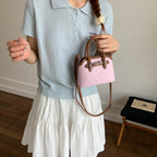 Damen Mini Tasche mit verstellbarem Schultergurt