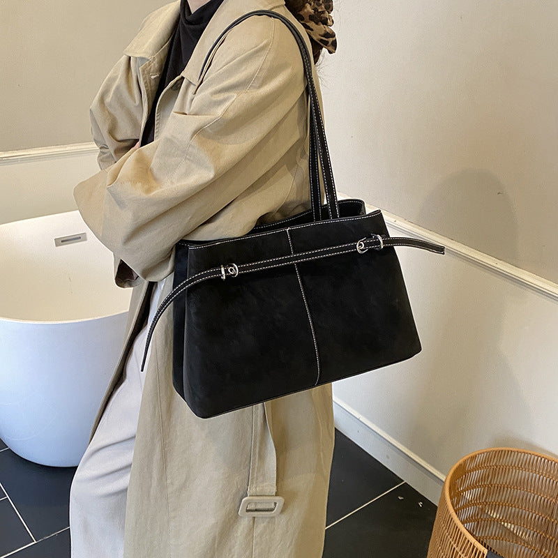 Damen Tote Bag aus hochwertigem synthetischem Leder mit elegantem Schultergurt