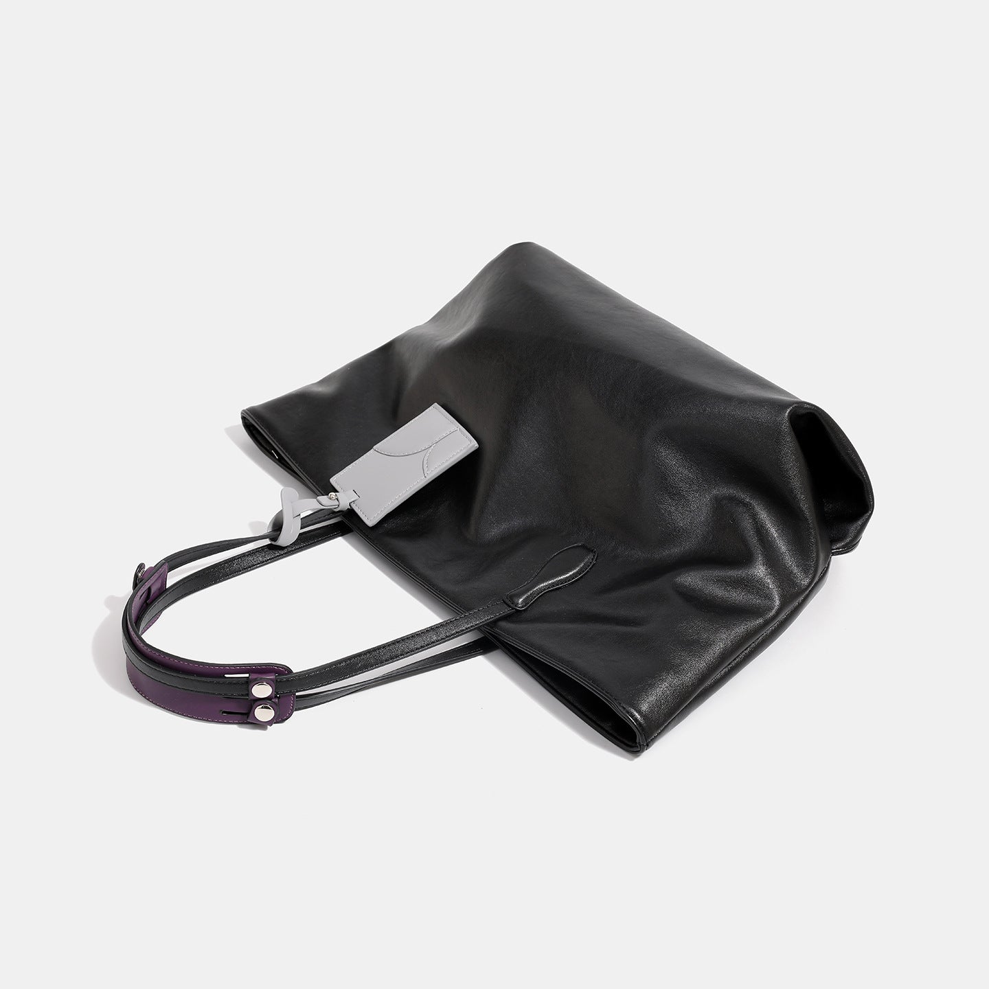 Damen hochwertige Tote-Tasche aus weichem Kunstleder mit strukturiertem Design