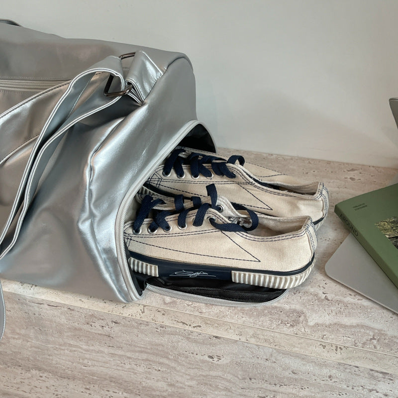 Stilvolle Leder Reisetasche