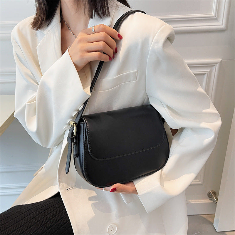 Handgefertigte Leder-Schultertasche