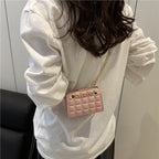 Hochwertige modische Mini-Handtasche für Damen mit exquisite Kettenakzenten