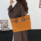 Frauen vielseitige Tote-Bag aus weichem Wildleder