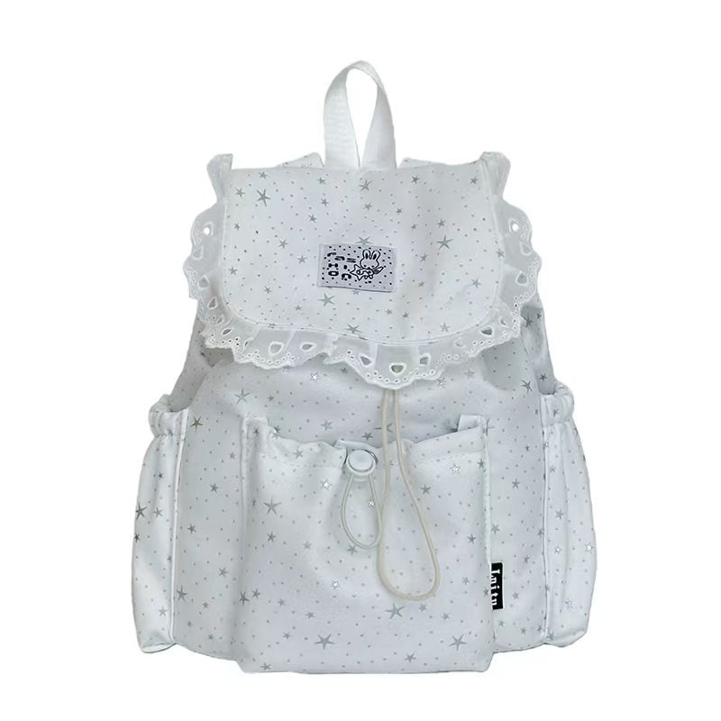 Sternen Design Rüschen Rucksack