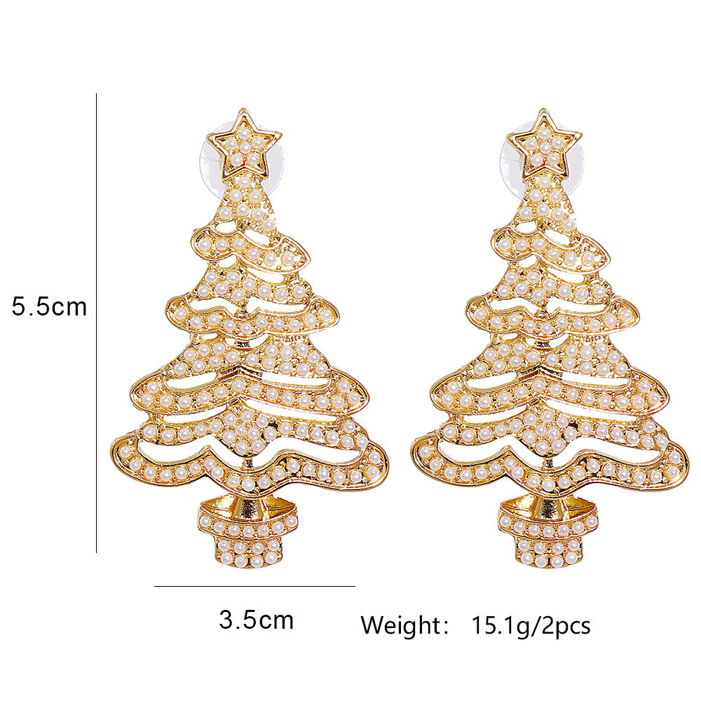 ✨Pré-vente de Noël🎁✨Boucles d'oreilles sapin de Noël