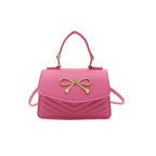 Damen Mini-Handtasche mit eleganter Schleifendekoration