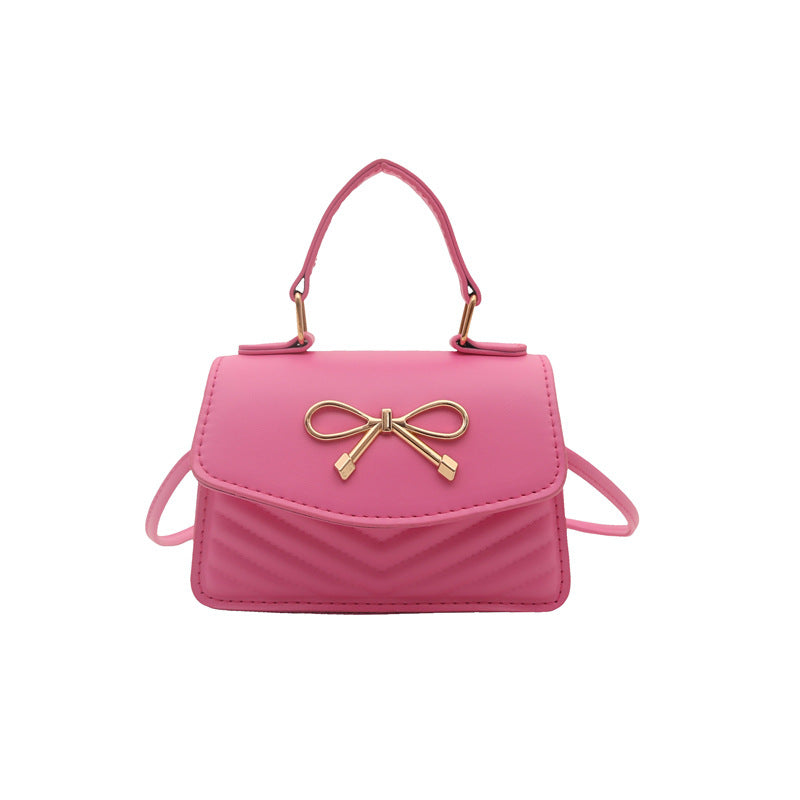 Damen Mini-Handtasche mit eleganter Schleifendekoration
