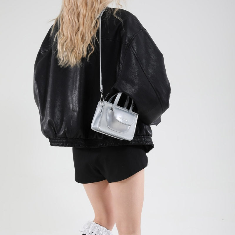 Damen elegante Mini-Handtasche mit praktischen Fächern
