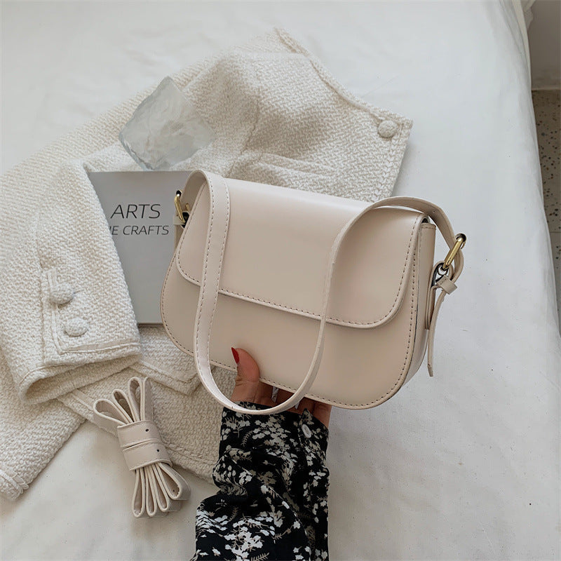 Handgefertigte Leder-Schultertasche