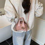 Damen Mini Hobo Tasche mit verspieltem Rüschendesign
