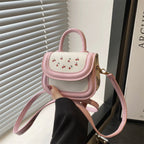 Damen Mini-Handtasche mit verspieltem Kirschmotiv