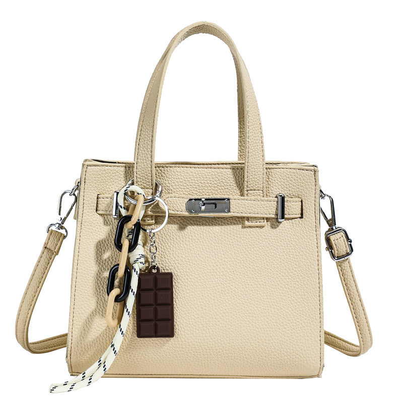 Damen elegante Minitasche mit abnehmbarem Anhänger