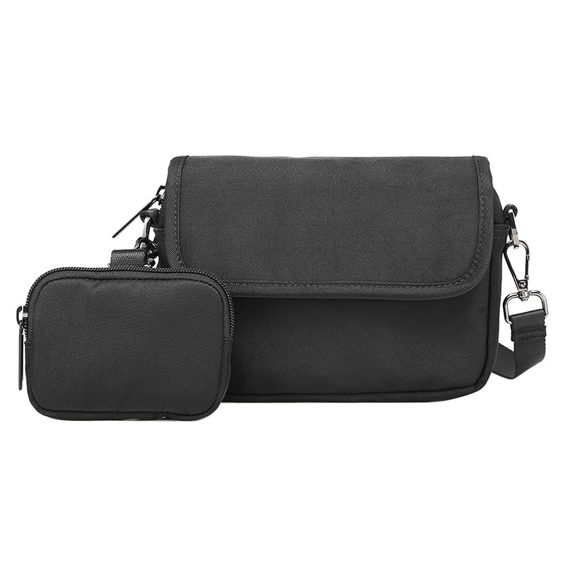Dual-Compartment Utility Messenger Bag Emma Tasche