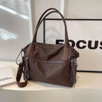 Canvas Schulterhandtasche