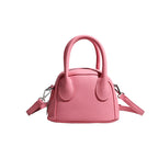 Damen Mini-Handtasche mit strukturiertem Äußeren und abnehmbarem Schulterriemen