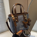 Damen Mini-Handtasche mit abnehmbarem Charm